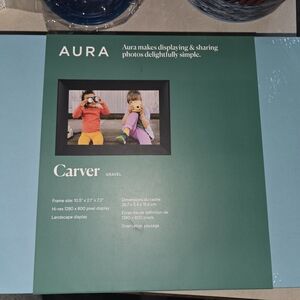 Aura Carver Digital Frame in Gravel